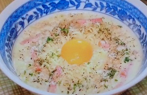 塩カルボナーラ麺