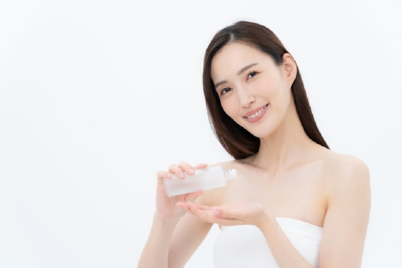 美容液、メイク、化粧、